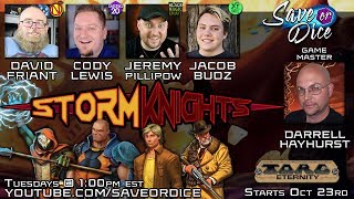 Save or Dice Storm Knights  Episode 01  Torg Eternity [upl. by Griff]