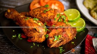 Indian Style Spicy Oven Baked Chicken  Kothamally [upl. by Hanej]