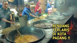 RENDANG TERLARIS DI KOTA PADANG 100 Kg Rendang Habis Dalam Hitungan Jam Rendang Selamat Padang [upl. by Bekelja]