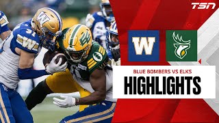 CFL WEEK 16 Winnipeg Blue Bombers vs Edmonton Elks FULL HIGHLIGHTS [upl. by Erda]