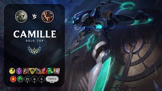 Camille Top vs Rumble  VN Challenger Patch 142 [upl. by Gnen]