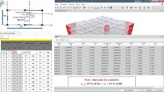 CSI ETABS  06  Building Eccentricity Check Irregularity check [upl. by Rodie976]