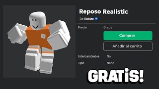 CONSIGUE PAQUETE DE REPOSO ANIMADO GRATIS en ROBLOX [upl. by Yelyk]