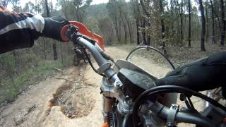 KTM 350 EXCF Mt Disappointment [upl. by Areik]