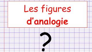 Les figures de style  Figures danalogie [upl. by Chadburn747]