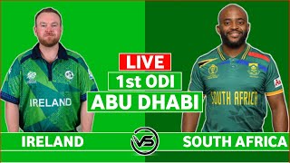 South Africa vs Ireland 1st ODI Live  SA vs IRE 1st ODI Live Scores amp Commentary  Ireland Innings [upl. by Aidni]