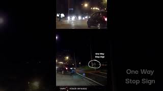 Two drivers pull out 1 way stop dashcam automobile baddrivers driving traffic funny karen [upl. by Ailee]