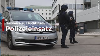 Schwer bewaffnet Polizei nach Hinweis zu Doppelmord im Mühlviertel auch in WelsNeustadt im Einsatz [upl. by Akinak]