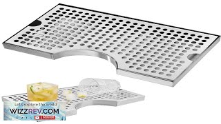 VEVOR Kegerator Beer Drip Tray 304 Stainless Steel Keg Drip Trays Review [upl. by Erreipnaej106]