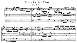 Dietrich Buxtehude  Praeludium in e BuxWV 142 [upl. by Arick]