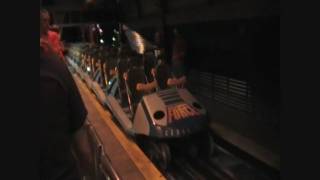 Cedar Point  Millennium Force Station at Night 2009 HD [upl. by Solracnauj]