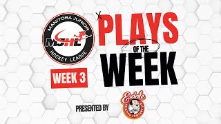 MJHL Plays of the Week  202425 Week 3 [upl. by Ereveniug53]