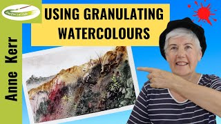 Using Granulating Watercolours Hints Tips and Techniques By Professional Artist Anne Kerr [upl. by Karlyn]