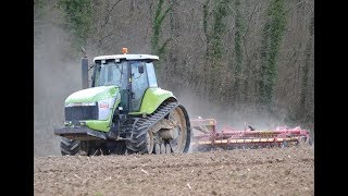 Claas Challenger 55 amp Väderstad Carrier [upl. by Nuahc531]