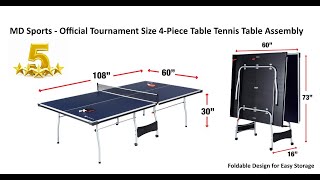 MD Sports Table Tennis Set Assembly [upl. by Edrick]