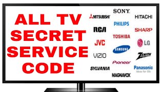 servicecode ALL TV SERVICE CODES  ALL TV SERVICE MENU LEDLCDPLASMACRTTV SERVICE CODESMENU [upl. by Wynne]