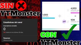 🚀📈 ¡ YTMonster La Herramienta Secreta para el CRECIMIENTO Explosivo de tu CANAL de YouTube 📈🚀 [upl. by Joey]