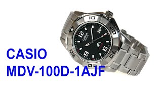 Casio MDV100D1AJF Mens Diver Watch 200m Water Resistant [upl. by Shum]