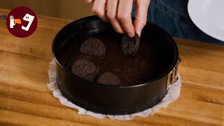 La TARTA DE OREO MÁS FÁCIL y con solo 3 INGREDIENTES 🥧🍪 [upl. by Eeraj719]