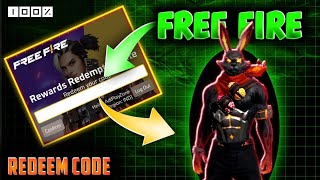 FREE FIRE REDEEM CODE TODAY OCTOBER 6TO25 FF REWARDS REDEEM CODE  FF REDEEM CODE RED BUNNY BUNDLE [upl. by Iover]