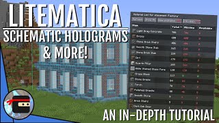 Quick amp Dirty explanation of the Litematica Schematic Edit quotSchematic Rebuildquot mode [upl. by Alac]