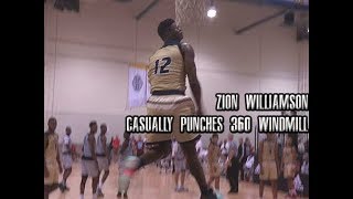 Zion Williamson Is RELENTLESS Casually Punches 360 Windmill Full Highlights Ft Devon Dotson [upl. by Lazaro]