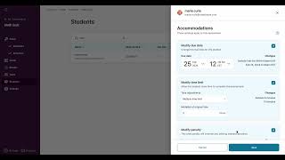 How To  Set Assessment Level Accommodations [upl. by Eceinahs829]