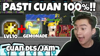 Role Startopia Lvl10  Gemoade  CUAN BANYAK  Growtopia Profit 2023 [upl. by Evslin]