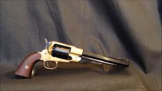 Pietta 1858 New Army 44 Caliber Revolver Overview and Range Time [upl. by Nauht]