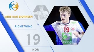 Kristian BJORNSEN NOR  Right Wing  France 2017 AllStar Team [upl. by Sims347]