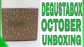 DEGUSTABOX OCTOBER UNBOXING [upl. by Lia]