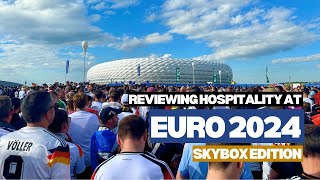 EURO 2024 hospitality review  Skybox  The Padded Seat [upl. by Goode401]