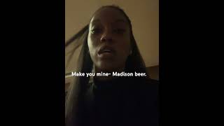 😂😂not me confidently singing the wrong lyrics madisonbeer makeyoumine youtubemusic wronglyric [upl. by Hoffmann65]