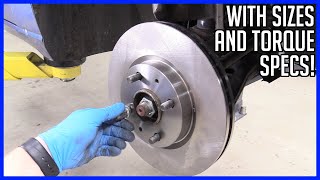 How to Replace Front Brake Pads and Rotors Ford Focus 20082011  EASY [upl. by Rennob]