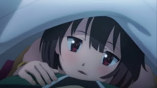 Konosuba Movie Megumin clinging to Kazuma in their sleep [upl. by Zachar]