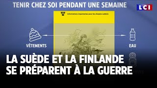 La Suède et la Finlande se préparent à la guerre｜LCI [upl. by Ynnatirb]