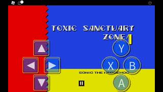 Classic Sonic Simulator Wet Temple Zone amp Toxic Sanctuary Zone Roblox [upl. by Arnulfo]