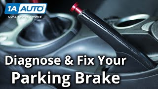 Car Parking Brake Stuck Too Loose How to Diagnose Handbrake Yourself [upl. by Eked727]