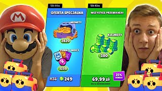 🔥 MÓJ BRAT kazał mi KUPIĆ 550 GEMÓW na NAJLEPSZE OFERTY w BRAWL STARS MEGA BOX OPENING⭐️ Da Mian [upl. by Ahcrop]