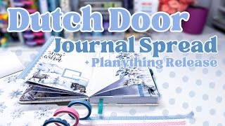 Weekly Creative Journal Setup amp Plan With Me December 2024 Dutch Door Spread [upl. by Dilisio]