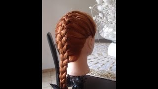 Tuto coiffure n°2 quotTresse Africainequot super facile [upl. by Okramed412]