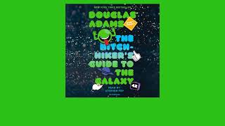 The Hitchhikers Guide to the Galaxy Douglas Adams read by Stephen Fry  audiobook excerpt [upl. by Odlopoel54]