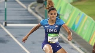 Olympic Games 2016 Sydney Mclaughlin barely Clears Her First Olympic Hurdle [upl. by Estes]