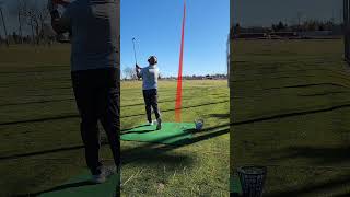 Try this swing Game changer SLOMO  FULL SPEED golf golfswing golfer shortsvideo montana [upl. by Warenne601]