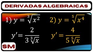 Derivadas Algebraicas Con Radicales  18 [upl. by Yesrej]