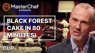 Intense Black Forest Cake Challenge  MasterChef Canada  MasterChef World [upl. by Eisse]