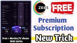 zee5 free me kaise dekhe New Trick  zee5 subscription free code  zee5 subscription free  Zee5 App [upl. by Albric]