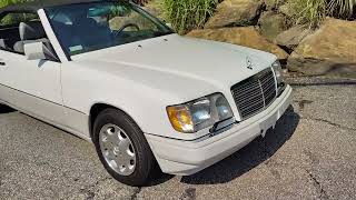 1600 Miles 1995 Mercedes Benz E320 Cabriolet Walkaround [upl. by Shanney]