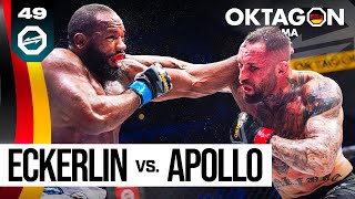 ECKERLIN vs APOLLO  FULL FIGHT  OKTAGON 49 [upl. by Andra]