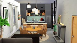 17 Culpepper House Apartment 🌆 Sims 4 Speed Build Stop Motion NO CC [upl. by Gneh]